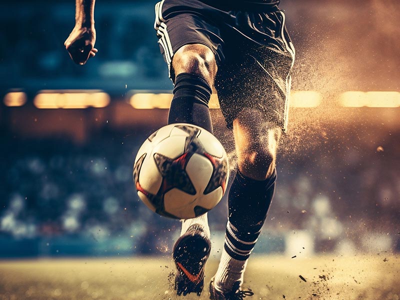 登贝莱同款！拉菲尼亚在开球前作出紧逼姿势，开球后冲刺拼抢🫠